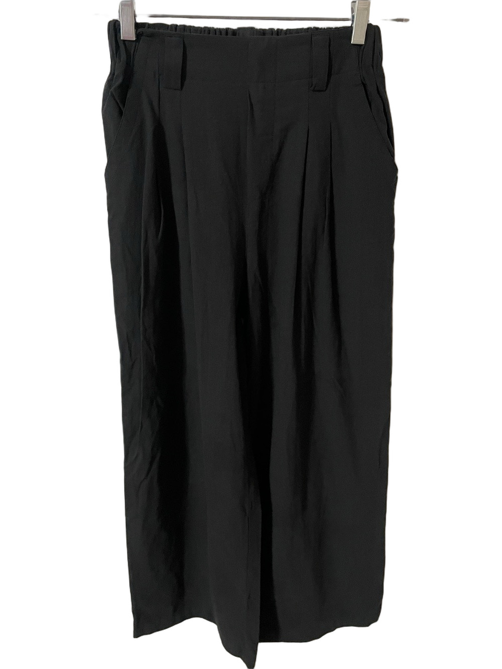 Nwt’s HALARA Black Cotton Wide Leg Pants Size Small